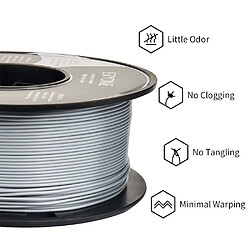 Avis None Filament PLA ERYONE Ultra Silk pour Imprimante 3D 1 kg (2,2 lbs) / Bobine - Argent