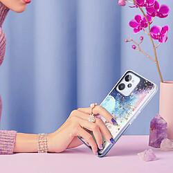 Acheter Avizar Coque Realme C31 Silicone Semi-rigide Design Galaxie avec Paillettes Multicolore