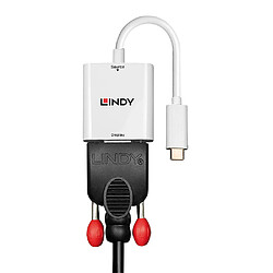 Acheter Lindy 43355 câble vidéo et adaptateur USB Type-C VGA (D-Sub) Blanc