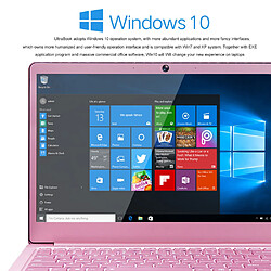 Acheter Pc Portable windows 11 Ordinateur Ultraportable CPU Intel 14 Pouces 8Go+128Go Rose YONIS