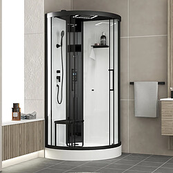 Aurlane Cabine de douche quart de cercle