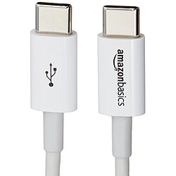 Avis Basics USB 2.0 Type C to Type C Cable - 6 feet 1.8 Meters - White