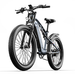 Shengmilo MX05 Vélo électrique 26 pouces Moteur 1000W Batterie SAMSUNG 48V 17,5Ah Autonomie 90km Frein à disque-Gris pas cher