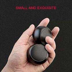 Acheter Universal Mini haut-parleur portable sans fil bluetooth haut-parleur stéréo métallique avec microphone subwoofer lecteur de musique mp3 pour téléphone mobile | haut-parleur portable (noir)