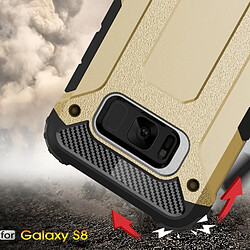 Acheter Wewoo Coque renforcée or pour Samsung Galaxy S8 Rugged Armure TPU + PC Combinaison Cas