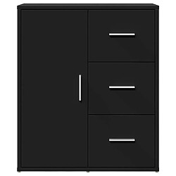 Acheter vidaXL Buffet noir 60x31x70 cm bois d'ingénierie