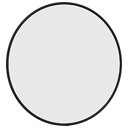 Avis Maison Chic Miroir mural | Miroir Décoration pour Maison Salle de Bain Noir ? 40 cm Rond -GKD92195