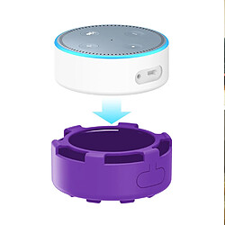 Coque en silicone violet pour votre Amazon Echo Dot 2