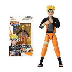 Figurine Anime Heroes - Bandai - Naruto Shippuden - Naruto Uzumaki (Final Battle) - 17 cm