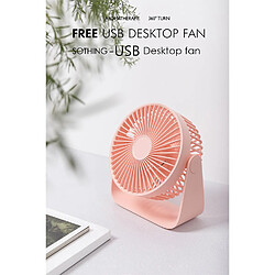 Acheter Universal Mini ventilateur de refroidissement Diffuseur d'arôme Ventilateur de bureau USB avec angle réglable à 360 rotations, Bureau Home Voyages | Fan (rose)