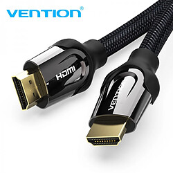 Câble HDMI Mâle vers HDMI Mâle 2.0 4K Vention - 1 m - Noir