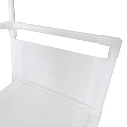 Avis Porte-manteau de couloir organisateur étagère à chaussures d'entrée 8 paires 8 cintres Nyana Home 155x60x29 cm Blanc