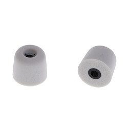 bouchons d'oreilles earbud en mousse à mémoire de forme pour casque inear 3.0mm gris