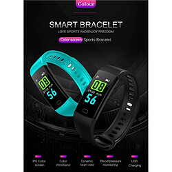 Wewoo Bracelet connecté rouge 0,96 pouces écran couleur Bluetooth 4.0 Smart Bracelet, IP67 imperméable à l'eau, Mode Sport de soutien / Moniteur de fréquence cardiaque / de sommeil / Rappel d'information, Compatible avec Android et iOS Système