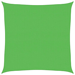 vidaXL Voile d'ombrage 160 g/m² Vert clair 4,5x4,5 m PEHD