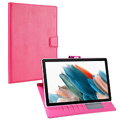 Etui en PU avec support pour votre Samsung Galaxy Tab A8 10.5 (2021) - rose