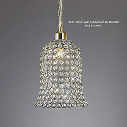 Inspired Crystal Bell SHADE ONLY Laiton