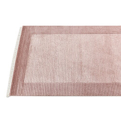 Acheter Vidal Tapis de couloir en laine 396x81 rose Darya