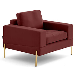 Lisa Design Isaure - fauteuil en velours