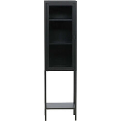 Acheter Venture Home Armoire vitrée avec étagère en acier Misha noir.