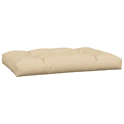 Acheter vidaXL Coussins de palette lot de 7 beige tissu