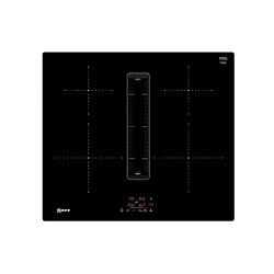 Table de cuisson aspirante induction 60cm 4 feux 7400w noir - t46cb4ax2 - NEFF