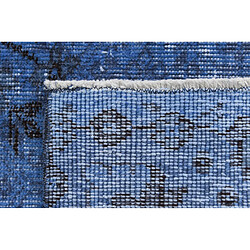 Vidal Tapis de laine 312x203 Bleu Ultra Vintage