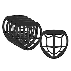 Acheter 5x 3D Masque Protecteur TPU Support Intérieur Cadre Bouche Masque Titulaire Noir