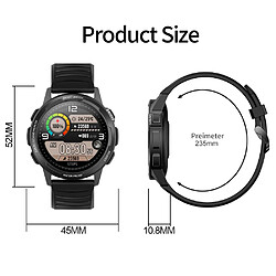 Universal Écran HD Smartwatch Imperméable Sport Fitness Activity Tracker Smartwatch Hommes et Femmes | Smartwatches (Noir)