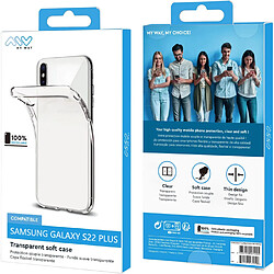 Acheter My Way Myway Coque pour Samsung Galaxy S22 Plus Souple en TPU Transparent