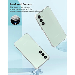 Coque Pour Samsung Galaxy S23 FE Silicone Transparente Angles Renforces + 2 Verres Trempes Little Boutik©