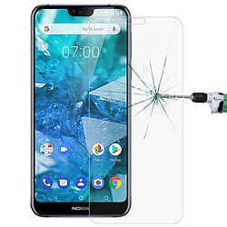 Wewoo Film de verre trempé transparent 0.26mm 9H 2.5D pour Nokia 7.2