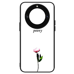 Coque en TPU anti-rayures, anti-choc, anti-décoloration pour votre Honor X40 5G - pivoine