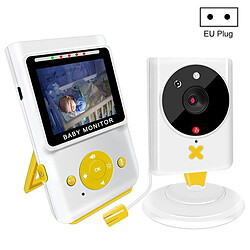 Babyphone Camera Sans Fil Écran 2.4 Pouces Vision Nocturne Audio Bidirectionnel EU Plug YONIS