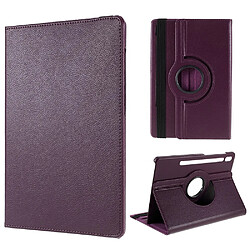 Etui en PU avec support violet pour votre Samsung Galaxy Tab S8