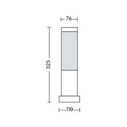 Avis HOROZ ELECTRIC Borne Defne-3 inox E27 60W