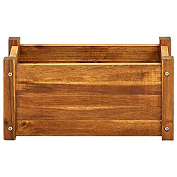 vidaXL Lit surélevé de jardin Bois d'acacia 50x25x25 cm