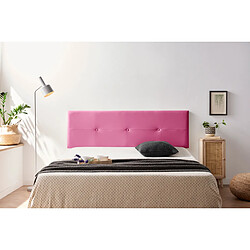 Acheter Tête de Lit Tapisée NAPOLI Simili cuir - 170 x 50 cm - Rose - Moonia