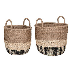 EPIKASA Lot de 2 Paniers Décoratifs de Rangement Lima