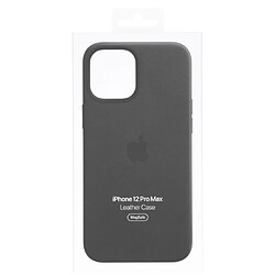 Avis Apple Coque Leather MagSafe pour l'iPhone 12 Pro Max - Black