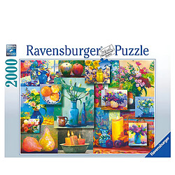 Ravensburger Puzzle Premium de 2000 Pièces Softclick Thème Art-Contemporain Still Life Beauty Multicolore