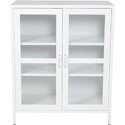 Acheter Venture Home Buffet 2 portes en acier Acero blanc.