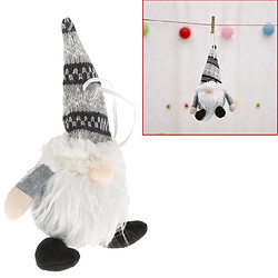 Avis Jouet En Peluche Santa Gnome Fait à La Main Pour Arbre De Noël Décor Suspendu Gris