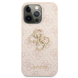 Avis Guess Maroquinerie Guess 4G Big Metal Logo - Coque pour iPhone 13 Pro (Rose)