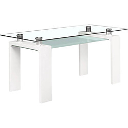 Habitat Et Jardin Table repas Eva - 150 x 80 x 75 cm - Blanc laqué