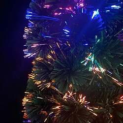 Avis vidaXL Arbre de Noël artificiel mince et support 210 cm fibre optique