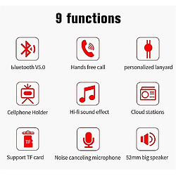 Avis Universal Zealot S24 mini Bluetooth sans fil 5.0 haut-parleur HiFi Bass TF Card Hands Free Subwoofer avec phon