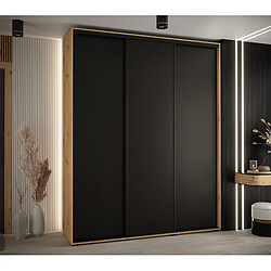 Abiks Meble Armoire DAVOS 1 À Portes Coulissantes 235,2/190/60 3 Portes