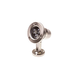 Avis Ledkia Spot LED Fixation au Sol Inox 12V 3W Blanc chaud 3000K