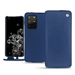 Housse cuir Samsung Galaxy S20+ 5G - Rabat vertical - Bleu frisson ( Pantone #29588c ) - NOREVE